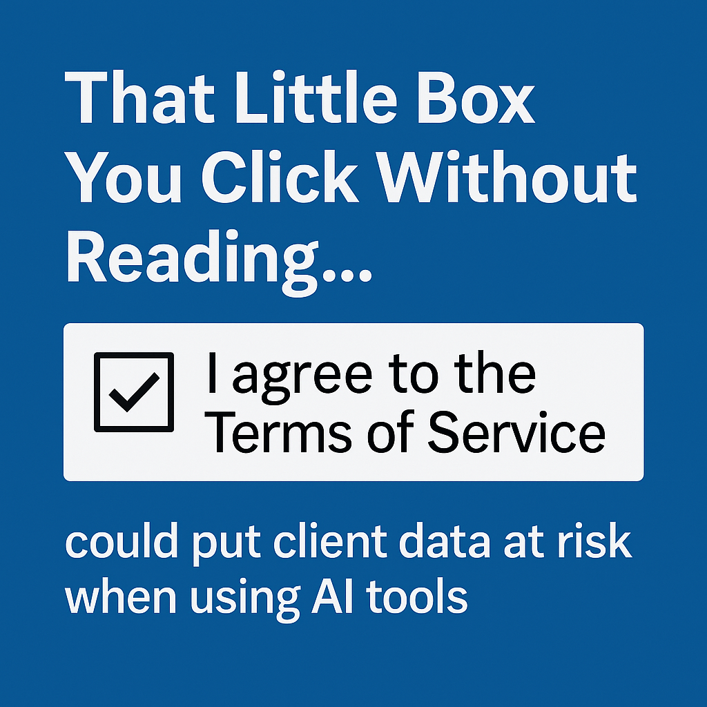 Know your terms of service